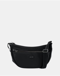 Pierre Cardin - Pierre Cardin Nylon Anti-Theft Crossbody Bag