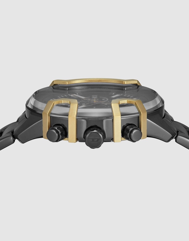 Diesel - Griffed Gun-Metal Chronograph Watch