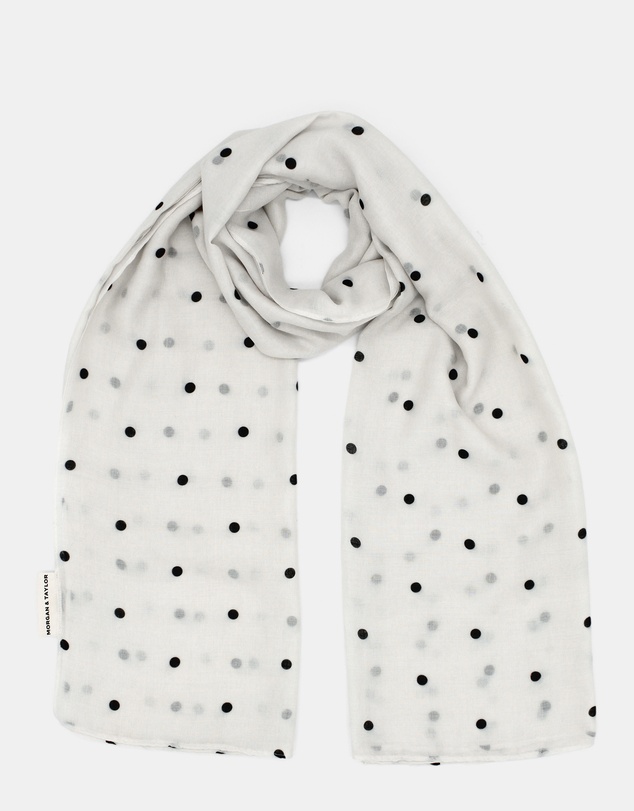 Morgan & Taylor - June Light-Weight Scarf in Cream