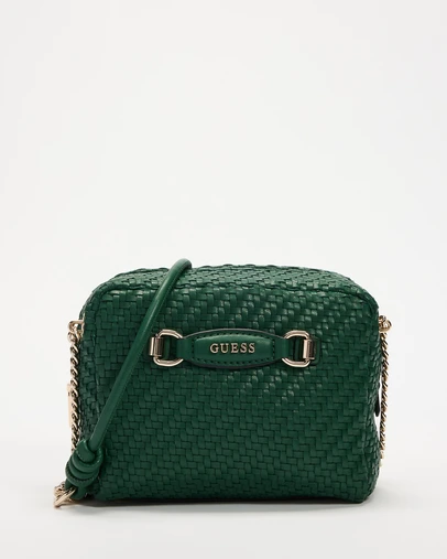 GUESS - Francy Camera Woven Polyurethane Crossbody Bag