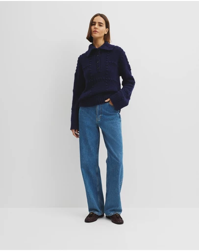 Country Road - Long Sleeve Polo Knit