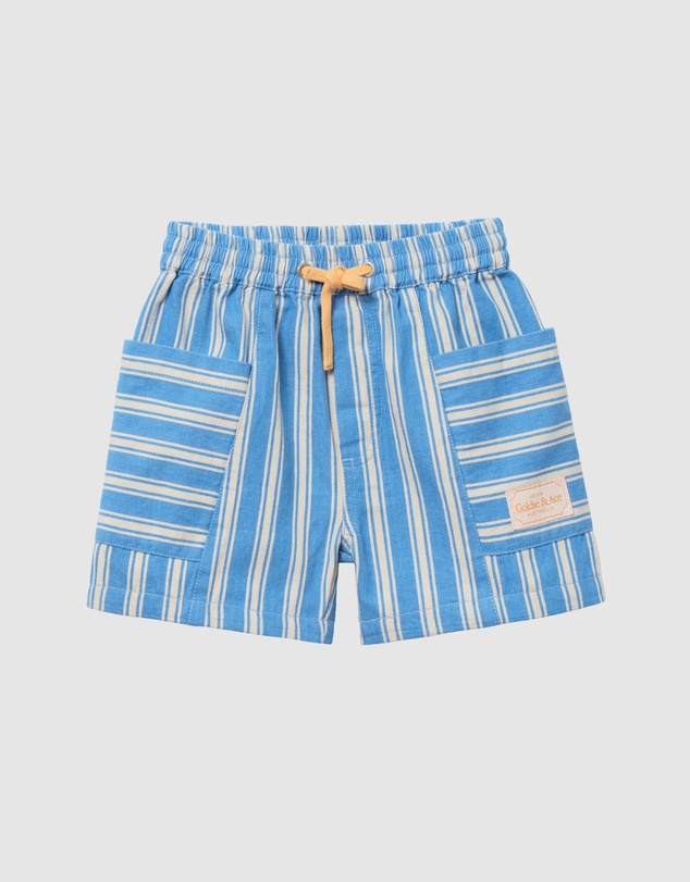 Goldie + Ace - Lightweight Cotton Twill Noah Pocket Shorts - ICONIC EXCLUSIVE - Babies-Teens