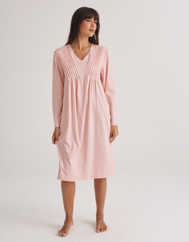 Love and Lustre - Pin Tuck L/S Nightie