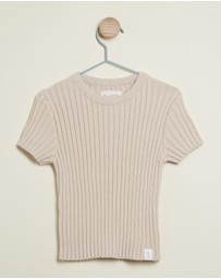 All Fenix - Mini Rib Knit Tee - Babies-Kids