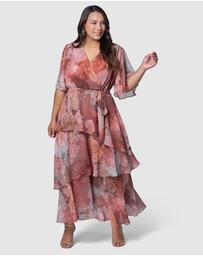 Pink Dusk by Curve Project - Hypnotic Maxi Dress