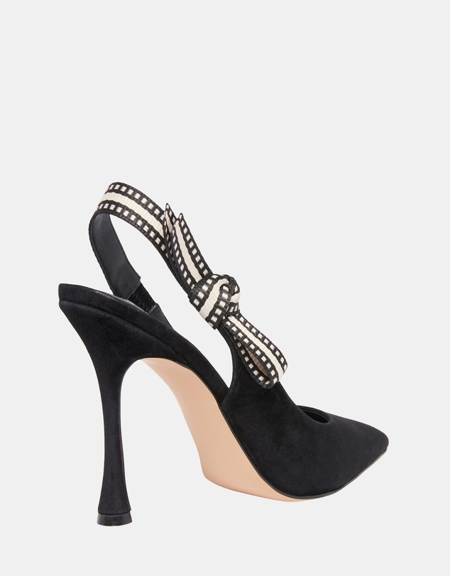 Steve Madden - Bri Black Suede Heels