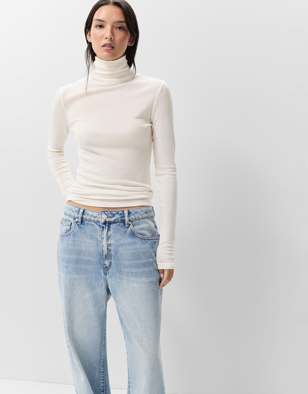 UNISON - Merino High Neck Top