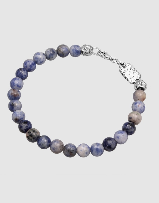 Haze & Glory - ICONIC EXCLUSIVE - Bracelet Men Blue Atlantic 925 Sterling Silver