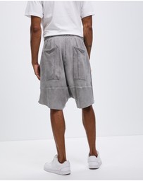 Surrounded By Ghosts - The Andesine Low Crotch French Terry Drawstring Shorts