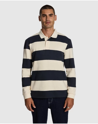 yd. - Tyler Long Sleeve Polo Shirt