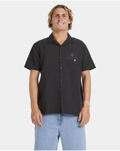Volcom - Mens Featured Artist Ozzy Woven Short Sleeve Shirt