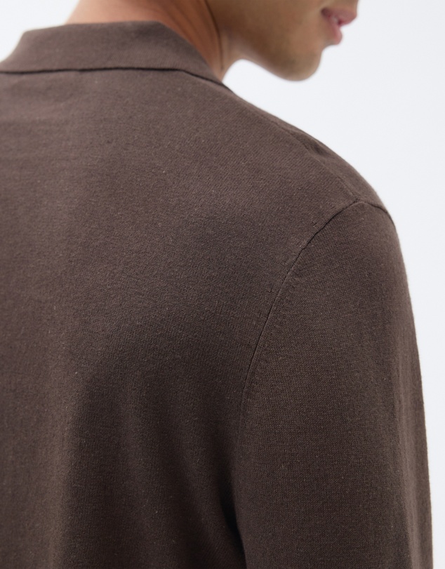 AERE - Cotton Cashmere Blend Relaxed Polo