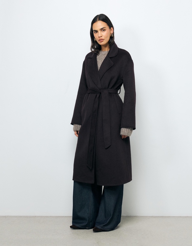 AERE - Chloe Double Faced Wool Blend Coat