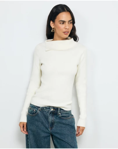 AERE - Yali Cotton Cashmere Blend Top
