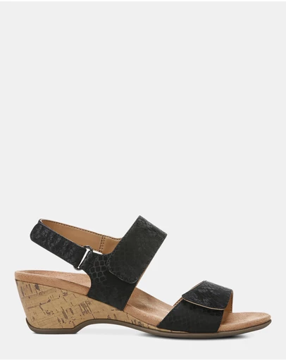 Vionic - Kanya Wedge Sandal - Black