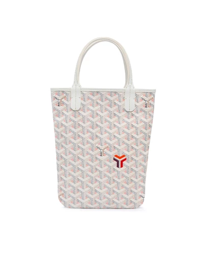 Pre-Loved by Azura Reborn - Pre-Loved goyard Patterned Tote Bag with Interior Pocket and Dual Handles