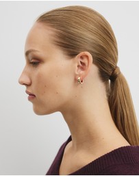 Country Road - Mara Crystal Hoop Earring