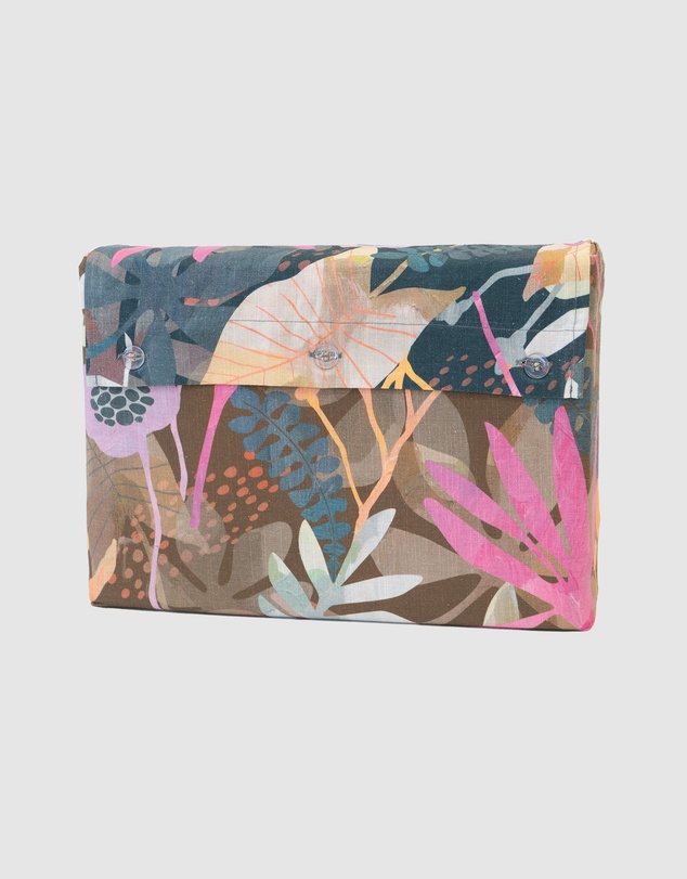 Bambury - Hana Botanical Printed Cotton Quilt Cover Set - Reversible