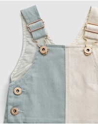 WITH LOVE FOR KIDS - Everett Short Denim Overalls - Babies - Kids