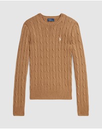 Polo Ralph Lauren - Cable-Knit Cotton Crewneck Sweater