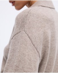 Minima Esenciales - Zoe Merino Wool Cashmere Blend Cardigan