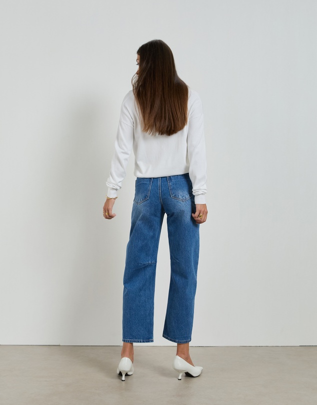 DRICOPER DENIM - Dina Rodeo Cropped Barrel Jeans