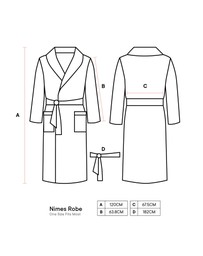 Linen House - Nimes Pure Linen Robe