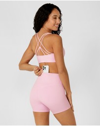 Lorna Jane - Lotus No Chafe Phone Pocket 12cm Bike Shorts