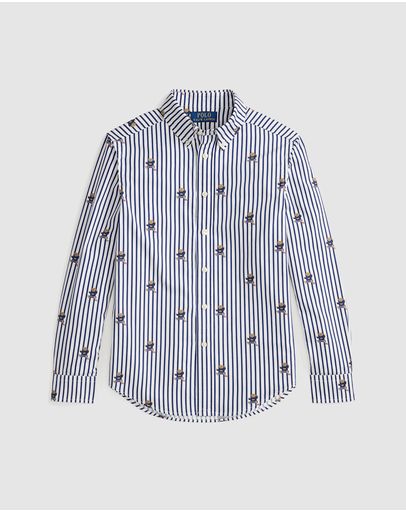 Bear, Navy & White