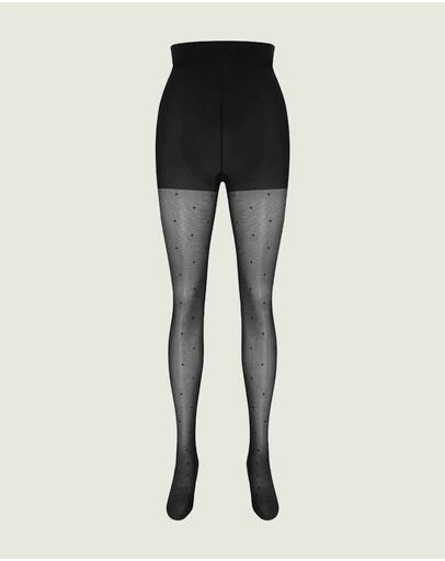 INSTOCK - Eclipse — 20 Denier Sheer Polkadot Tight