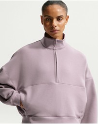 Nike - 24.7 ImpossiblySoft Dri-FIT Oversized 1/2-Zip Top