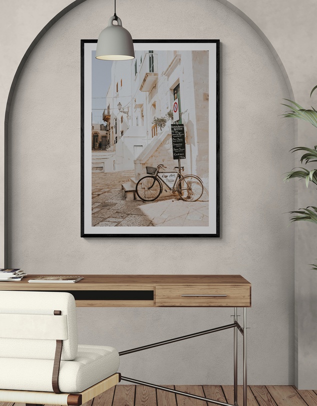 Amichi Co - La Bicicletta Fine Art Print