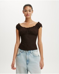 Cotton On - Jamie Off Shoulder Top