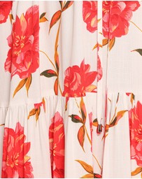 Petal & Pup - Kelda Dress - Red Floral