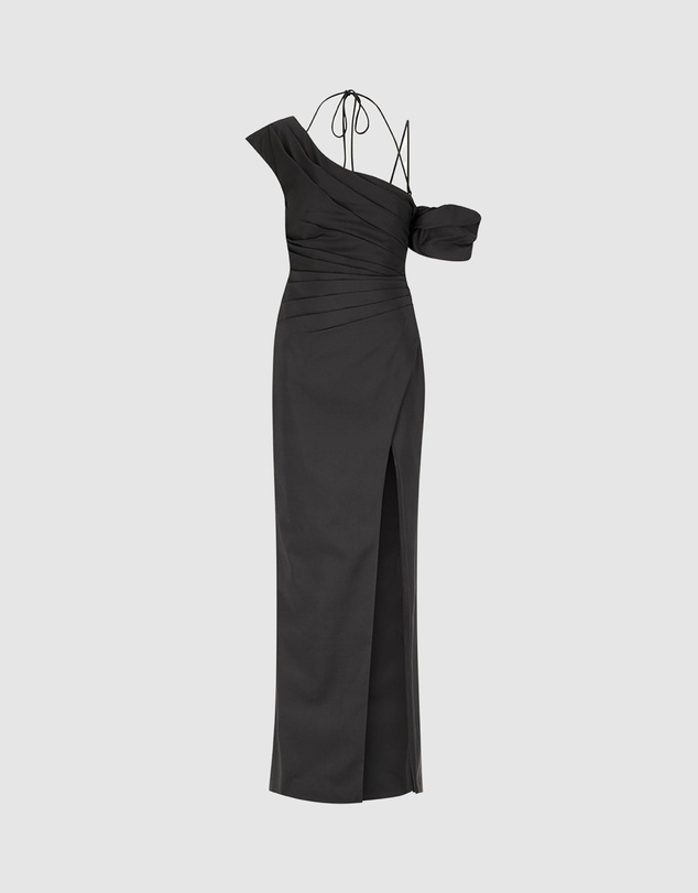 Shona Joy - Lani Asymmetrical Draped Maxi Dress