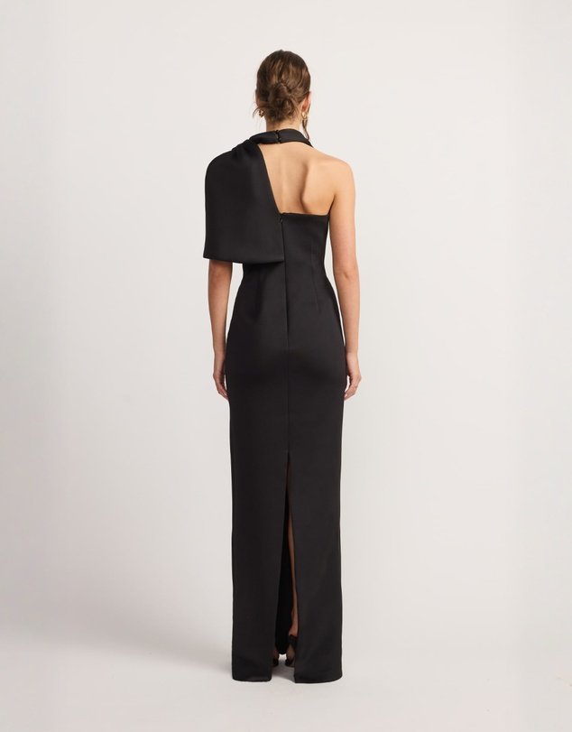 TOJHA - Oscar Halter Maxi Dress Black