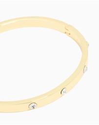 Lovisa - Gold Plated Diamante Hinge Bangle