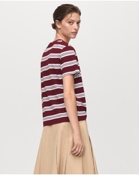 M.N.G - Striped Short-Sleeved T-Shirt