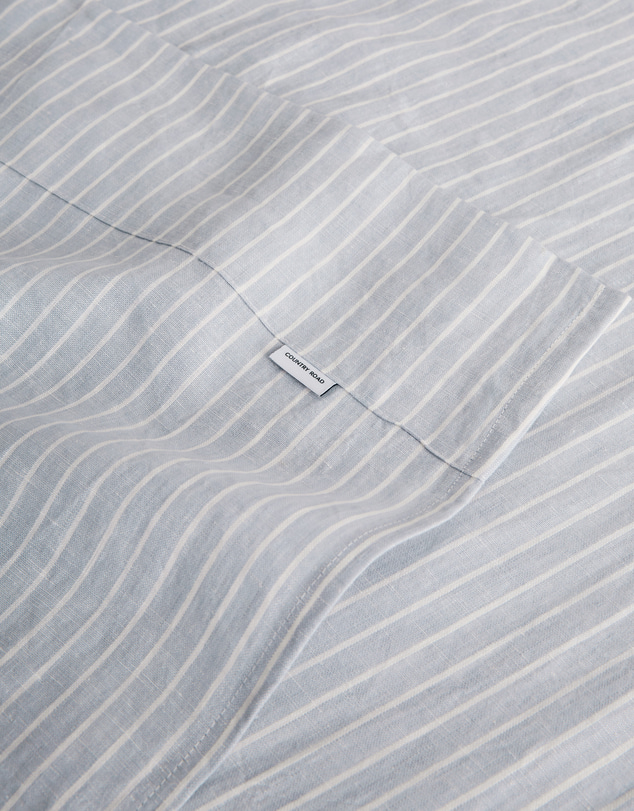 Country Road - Skye Linen King Flat Sheet