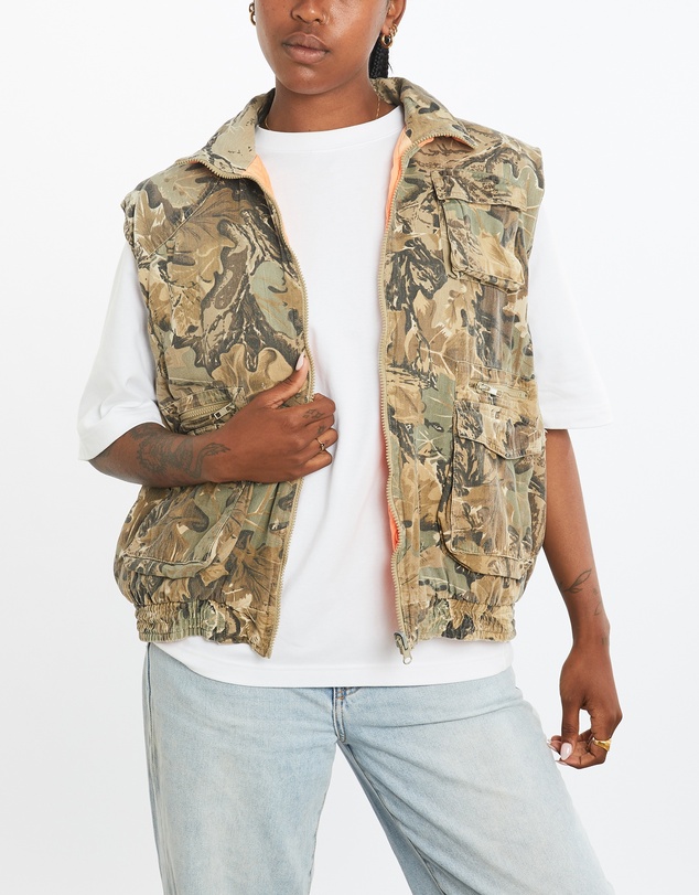 Vintage by The Real Deal - Pre Loved - Vintage 90s Ranger Realtree Camo Hunting Vest