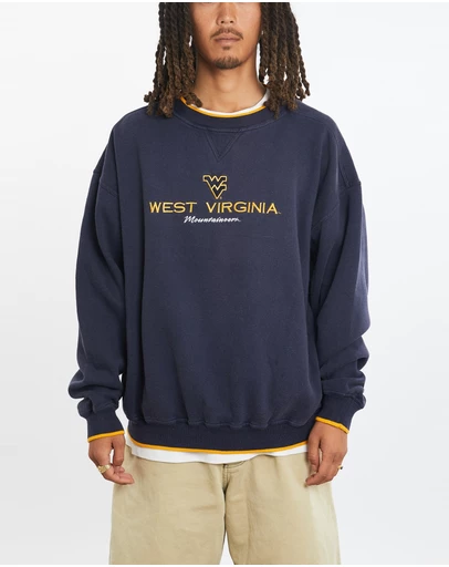 Vintage by The Real Deal - Pre Loved - Vintage 90s NCAA West Virginia Mountaineers Sweatshirt