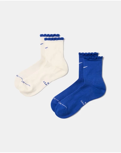 Nike - Nike 2-Pack Everyday Elevated Mid-Crew Socks