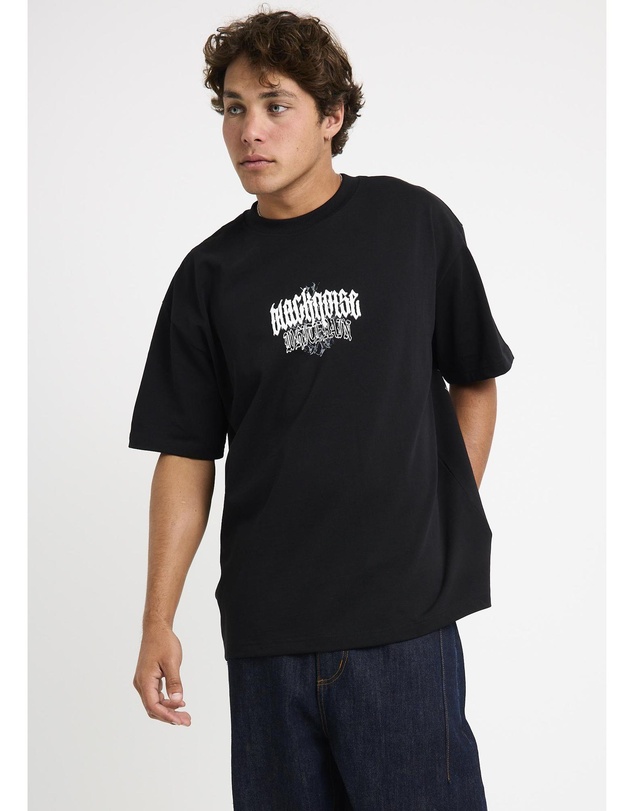 Black Noise White Rain - Shield T-Shirt