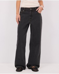 Calli - Tyla Mid Rise Baggy Jeans