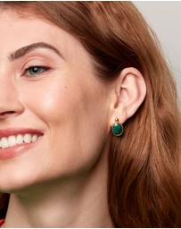 Ottoman Hands - Siena Emerald Stud Earrings