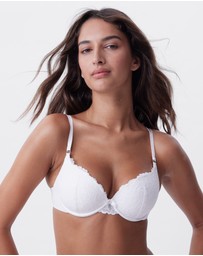 Bras N Things - Bethany Essentials Contour Plunge Bra - Ivory