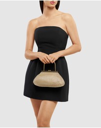 Olga Berg - Mimi Ball Mesh Frame Bag