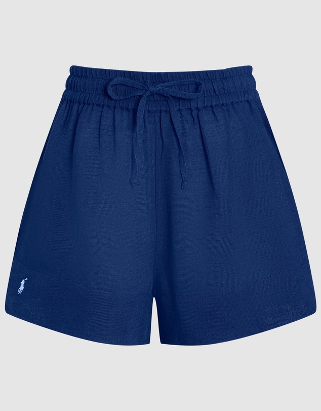 Polo Ralph Lauren - Organic Cotton & Linen High Waist Beach Short