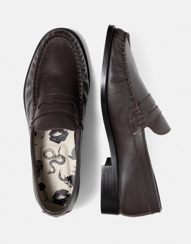 Duke + Dexter - Ezra Pebble Ruched Loafers