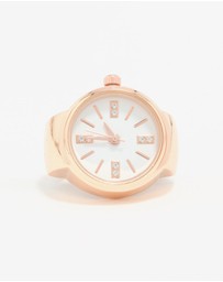 Lovisa - Rose Gold Statement Watch Ring